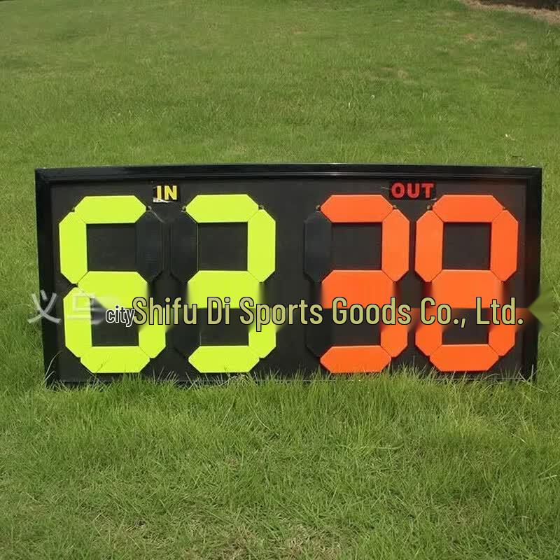 TLXT Manual Double-Sided Football Substitution Scoreboard