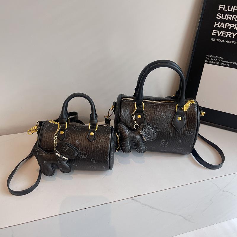 Women's Bag New Pillow Bag Cute Girl Portable Small Bag Female Cartoon Printed Shoulder Bag