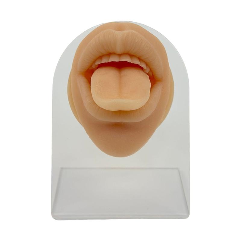 Professional Silicone Body Facials Piercing Trainer With Realistic Skin Texture For Dental Education And Aesthetic Labs