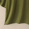 ZANZEA Blusa casual larga da donna con scollo quadrato, maniche corte e balze