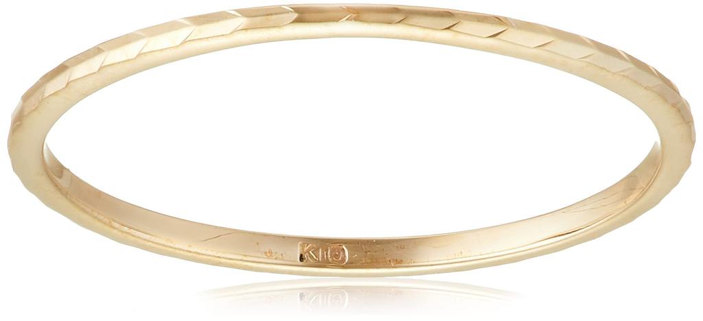 Estelle K10 Yellow Gold Pinky Ring, Size 5, Web Exclusive, 0172-4958-0019-0005