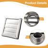 Brightness Manual Measurement Deviation Non Return Louver Features Bathroom Exhaust Fans Sealing Ring Campervans
