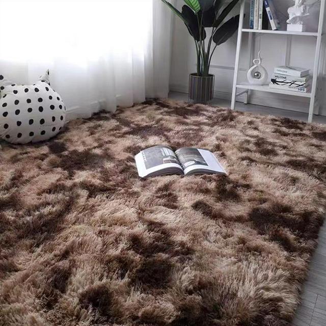 Light Grey Carpet Living Room Plush Rug Bed Room Floor Fluffy Mats Anti -Slip Home Decor Rugs Soft Velvet Carpets Kids Blanket 