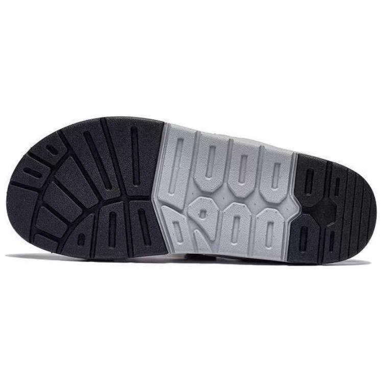 Li Ning Round Head Comfortable Beach Sandals Men Sandals Gray AGUT013-2