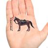 1/64 Horse Model Farm Animal Figure DIY Layout Simulation Painted Figurine Resin for Scene
