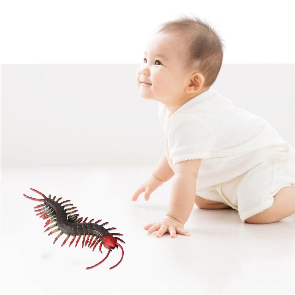Realistic Animal Model Figurines Simulation TPR Rubber Centipede Figure Stress Relief Toy