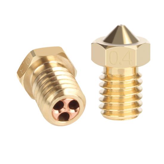 Hot End Treøyet Spraydyser Høy Holdbarhet Enkel å Installere Universell Høytrykksdyse 3D-skrivertilbehør