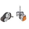 4pcs DIY Storage Box Small Casters Wheels 0.5 Inch Furniture Wheels Mini Caster Wheels  Appliances