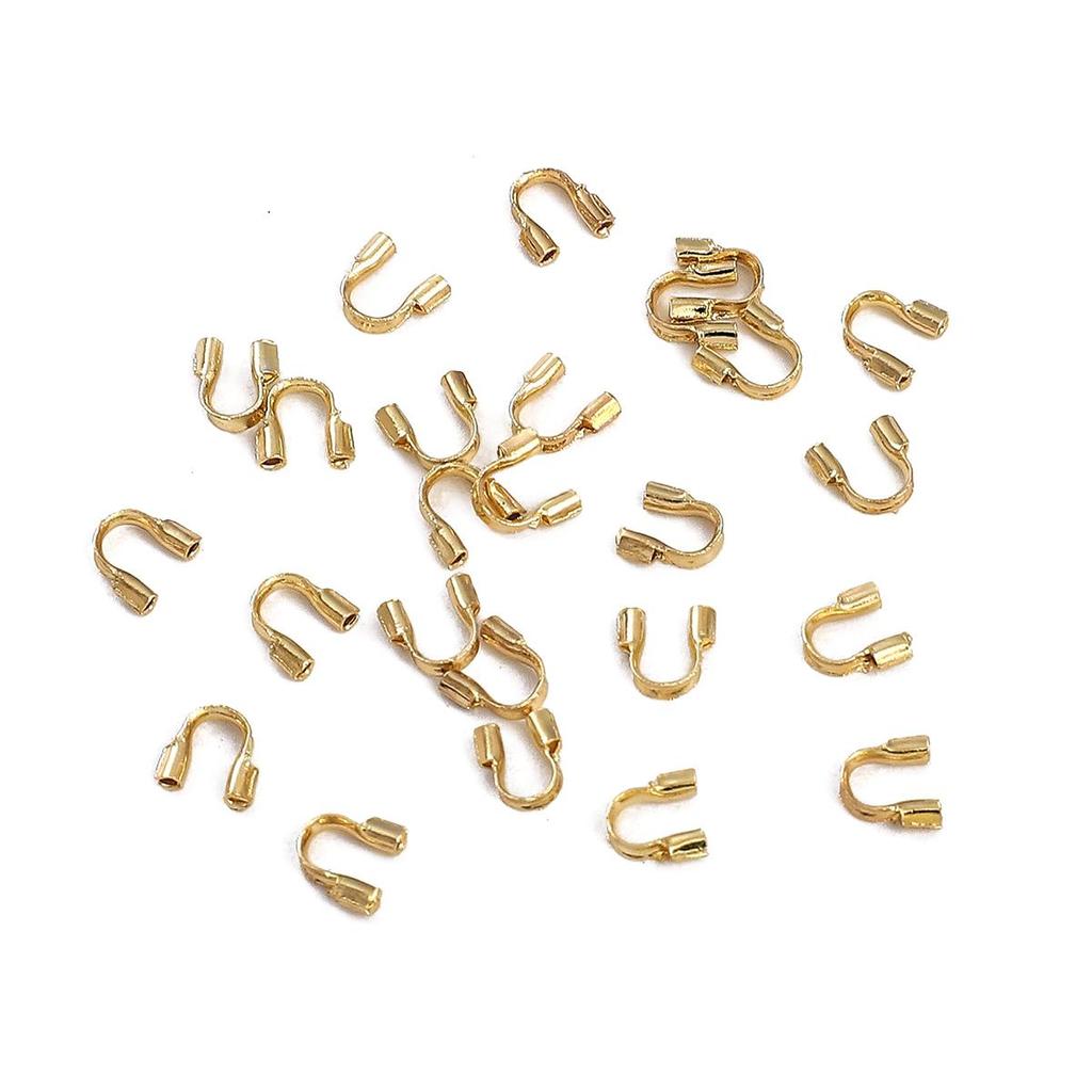 10/50 szt. Miedziana klamra w kształcie litery U do tworzenia biżuterii DIY akcesoria rzemieślnicze