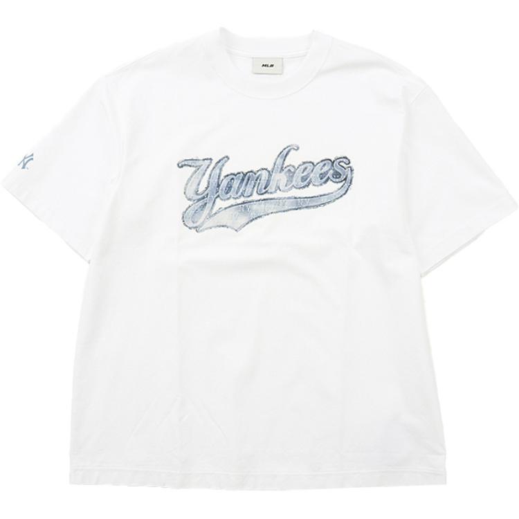 New MLB New York Yankees Old Flower T-Shirt Unisex Ecru 3ATSM1453-50WHS