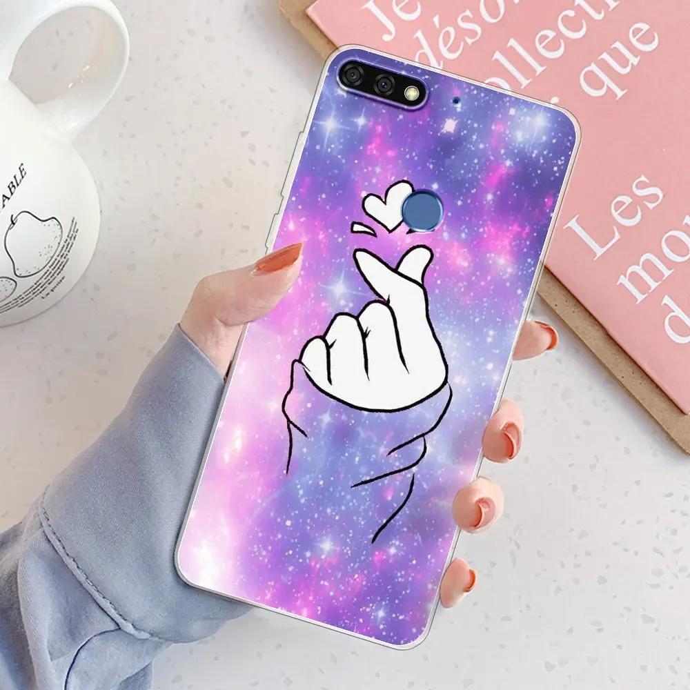 For Honor 7C 5.99 /7C RU 5.7 Case Honor 7A 7S 7A Pro 7A Prime Clear Soft Silicone Phone Case For Honor 8C 8A Pro 8A Prime Fundas