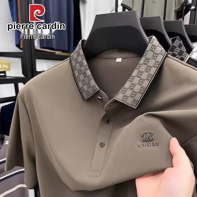 

Мужская футболка-поло с коротким рукавом из ледяного шелка Pierre Cardin 56