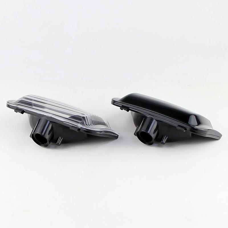 2PCS No Bulbs Automotive Side Puddle Light Shells For Peugeot Boxer Fiat Ducato Ram Promaster Citroen Jumper Relay 2006-2019