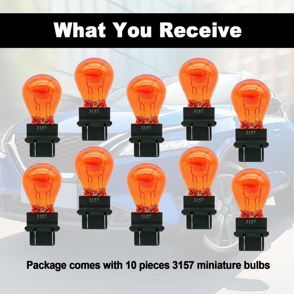 stymart 3157 Bulb Plastic Base 3157 Car Brake Light Turn