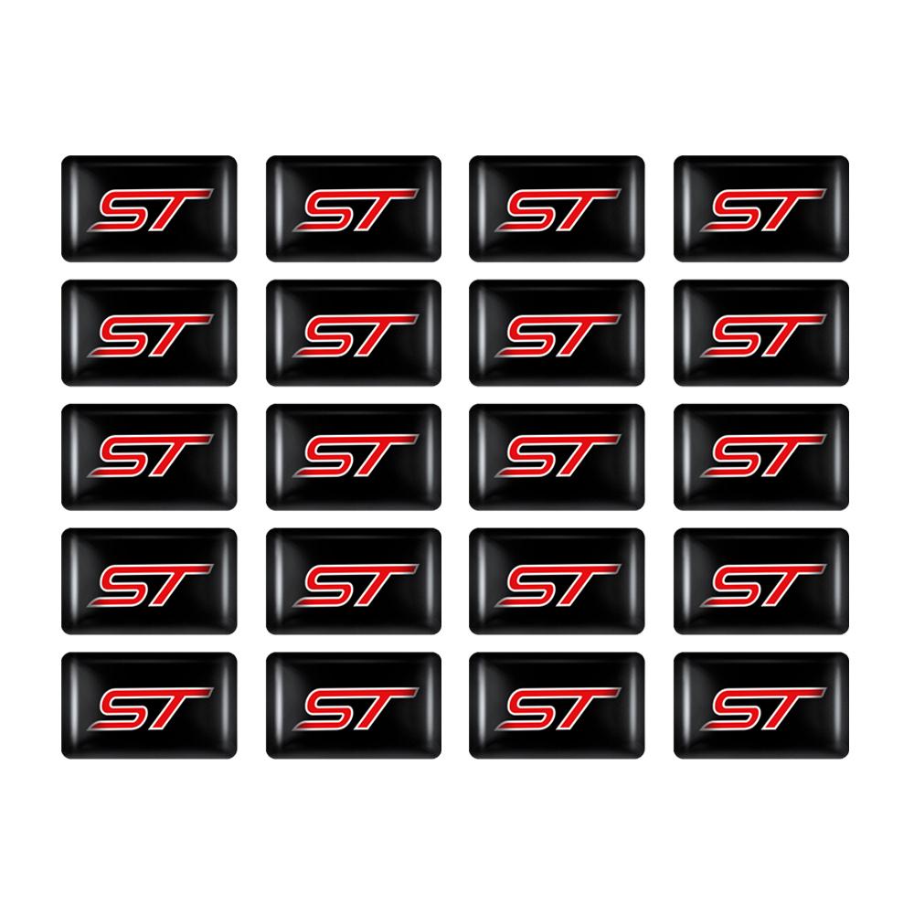 AKN1 10/20pcs Car Interior Sticker Home Office School Computer Badges For Ford Ranger Focus Mustang S-MAX Transit Mondeo Fusion Fiest