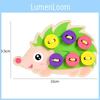Wooden Animal Hedgehog Stringing Game Kid Hand Eye Coordination Educational Toy For Parent Child Interaction