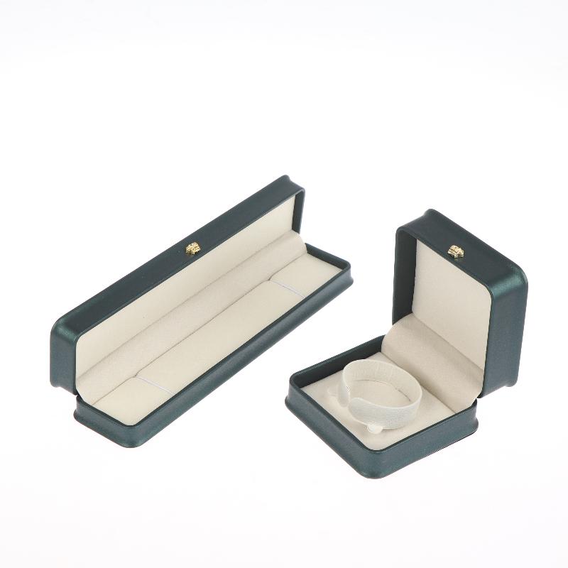 Boîte à Bijoux Bague Cuir PU Organisateur de Bijoux Bague Boucle d'Oreille Collier Pendentif Boîte Présentoir Cadeau Proposition Fiançailles Mariage