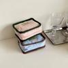 Korean Style Contrast Color Cosmetic Bag Wallet Sanitary Napkin Storage Bag  Girls