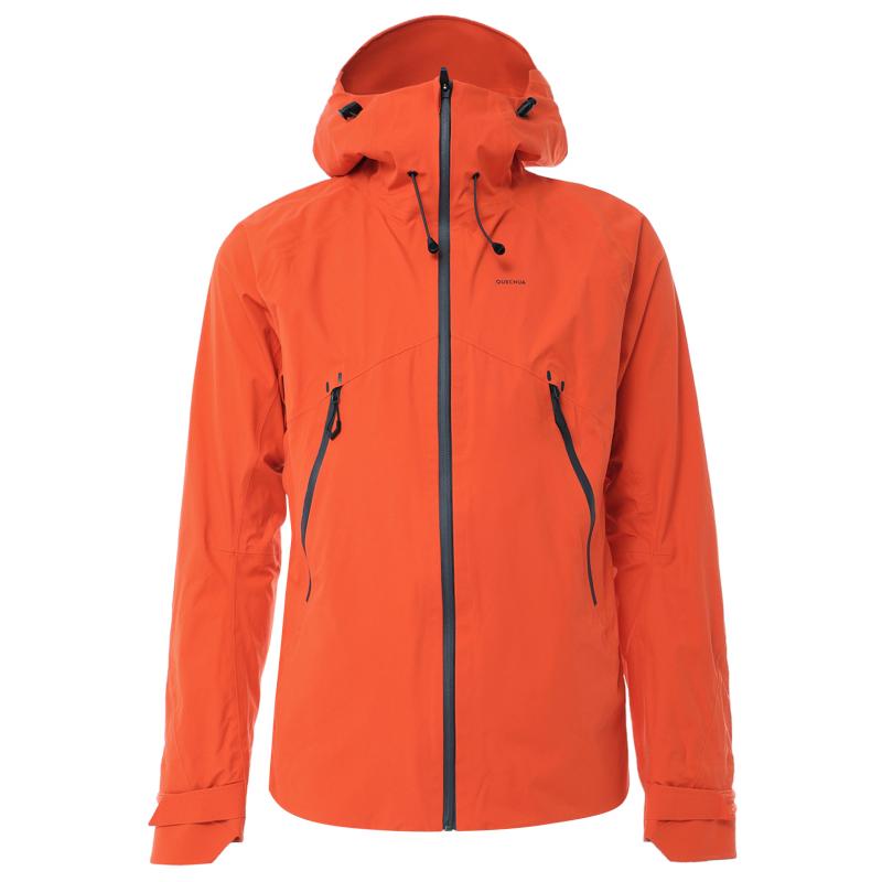 DECATHLON MH500 Lightweight Waterproof Windproof Breathable Jacket Men's Orange