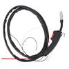 MIG Welding Torch Replacement Fit for Binzel 0.8 1.2mm Parts Kit Stinger CO2 Gas Protective Welding Gun Assembly 2 Meter
