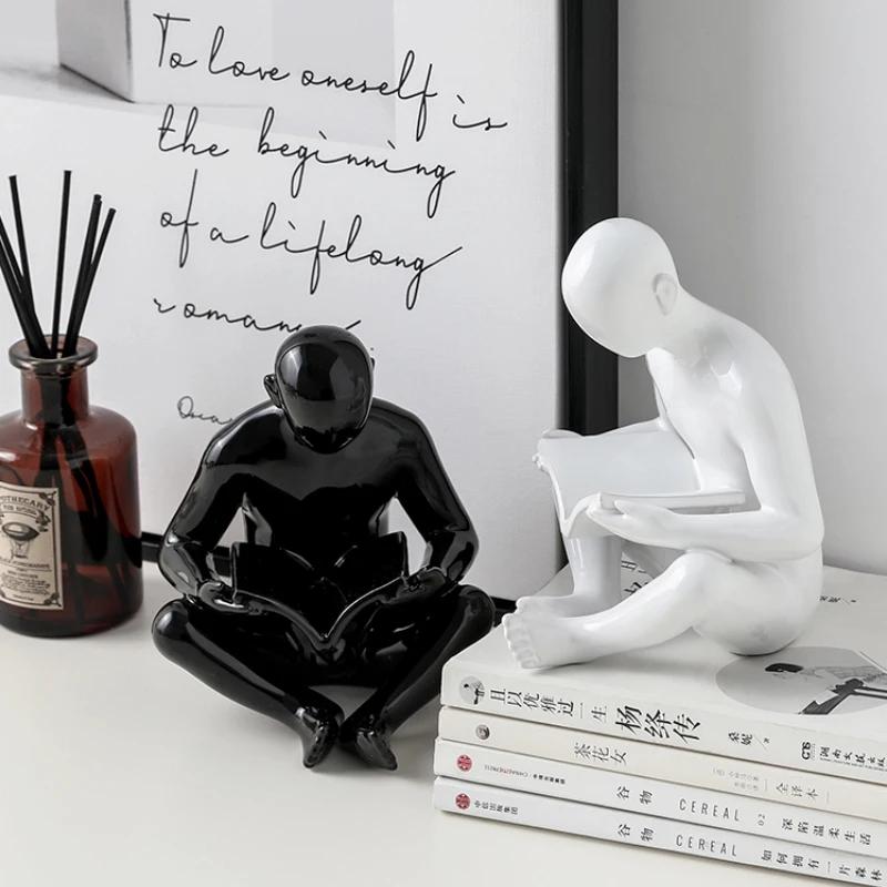 Heimdekoration Körperfigur Buchständer Schreibtischständer Buchstütze Halter Büro Schulbedarf Schreibwaren Geschenk Schüler Heimdekoration
