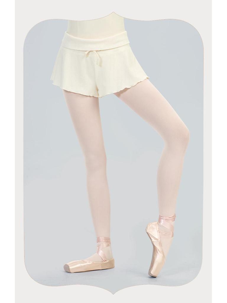 Women's High Waist Dance Shorts - 2025 New Style, Elastic Black Slimming Practice Pants