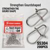 High-Speed Reinforced Fishing Snap Connector - Strong Pull 8 Figure Ring