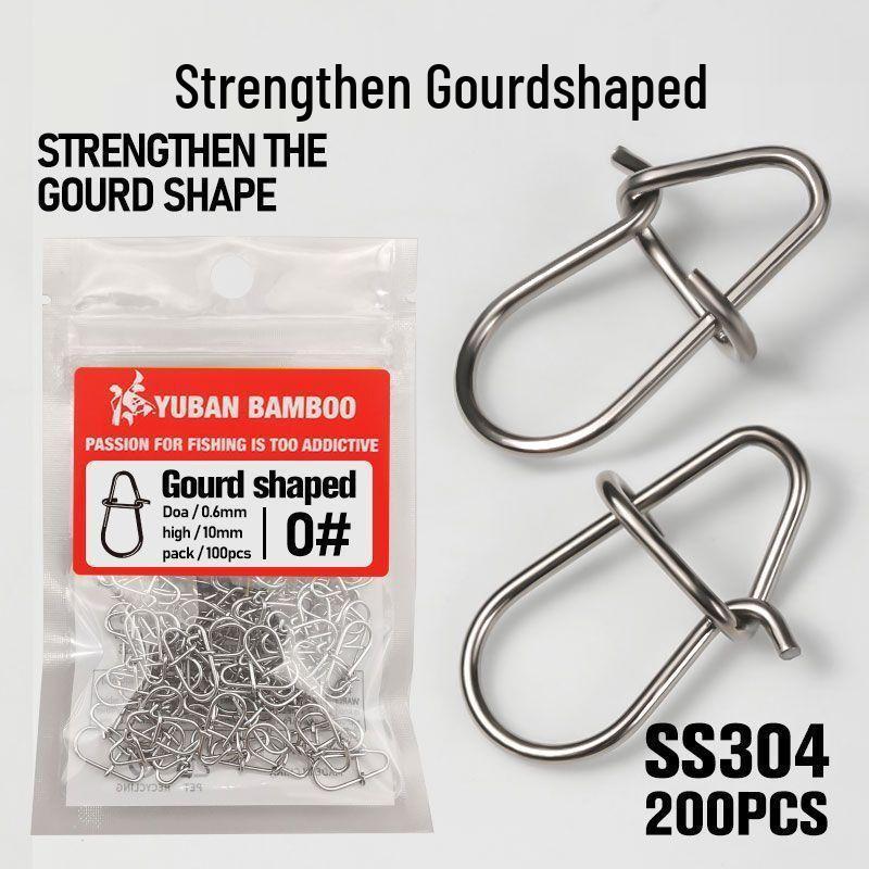 High-Speed Reinforced Fishing Snap Connector - Strong Pull 8 Figure Ring