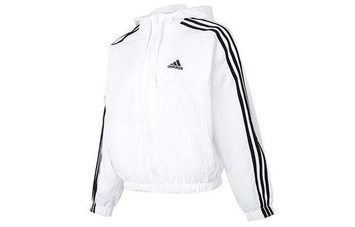 Adidas Essentials 3 Stripes Woven Windbreaker IC0560 XL белый