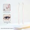 Golden Feather Adhesive-Free Eyelash Tweezers - Anti-Stick, False Lash Application Tool