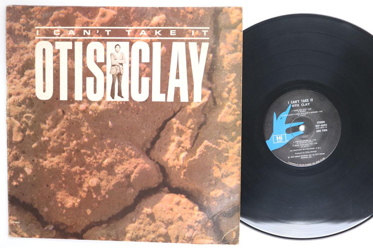 Виниловая пластинка OTIS CLAY I Cant Take It HLP6003 HI 1977 США SoulFunk Б/у