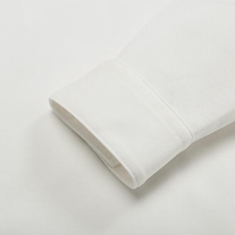 Jiomay Men's Pure Cotton Long Sleeve Polo Shirt