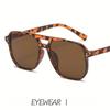 High-End Trend Double Bridge Aviator Sunglasses for Men and Women