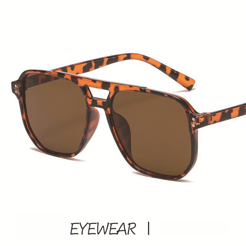 High-End Trend Double Bridge Aviator Sunglasses for Men and Women