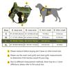 Tactical Dog Harness Vest Heavy Duty with Handle D Ring Reflective Adjustable for Training Obedience Search Rescue Multi Sizes