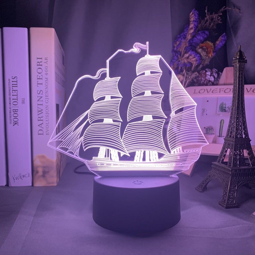 Themed Transportation 3d Led Night Lamp Touch Switch Multicolor Lighting Bedroom