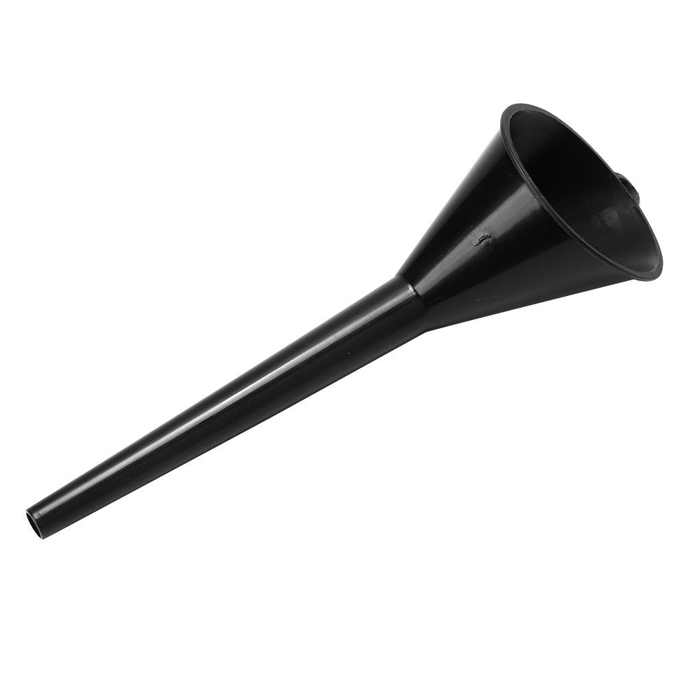 Plastic Oil Petrol Diesel Fuel Filter Funnel Car Accessory Black