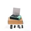 Retro Desktop CD Player with Built-in Speakers, Bluetooth 5.1, HiFi Sound, Support CD/USB/FM/AUX/Optical, for Home/Office/Party