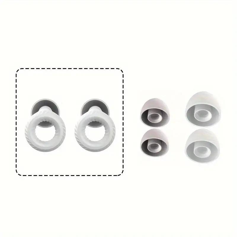 1Pair Sleep Noise Reduction Earplug Soft Silicone Waterproof Upgraded model Reusable Suitable Sleep Swimming Noise Filter Creat