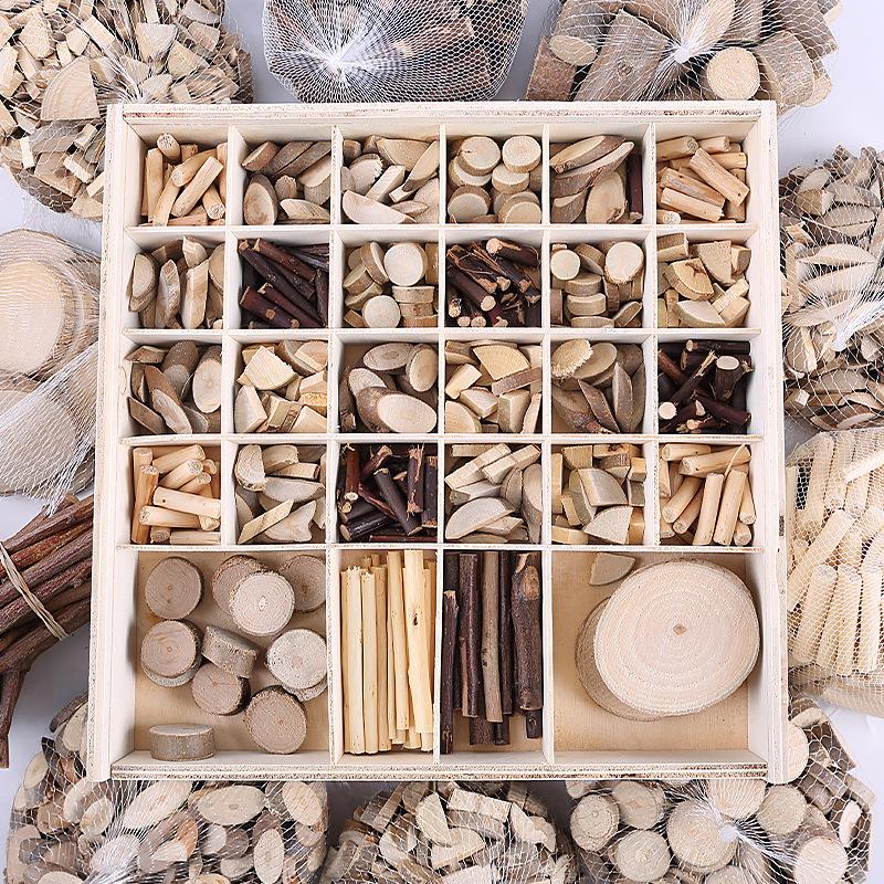 Wood Chips & Tree Slices DIY Craft Kit for Kids