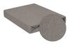 Prześcieradło frotte z gumką 150/160x190/200 classic szare