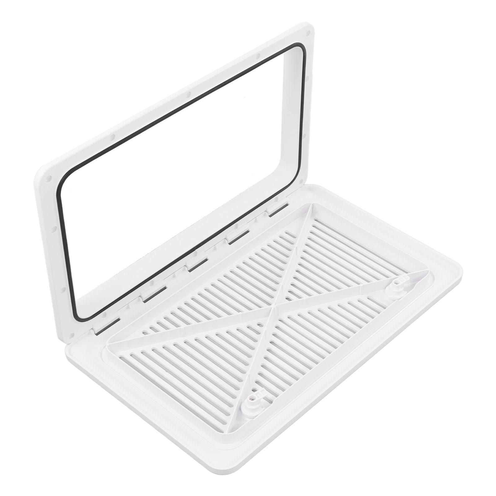 

RV Exhaust Fan Grille 574x360x48mm Air Outlet Ventilation Fan Cover for Camper RV Trailer Boat Yacht