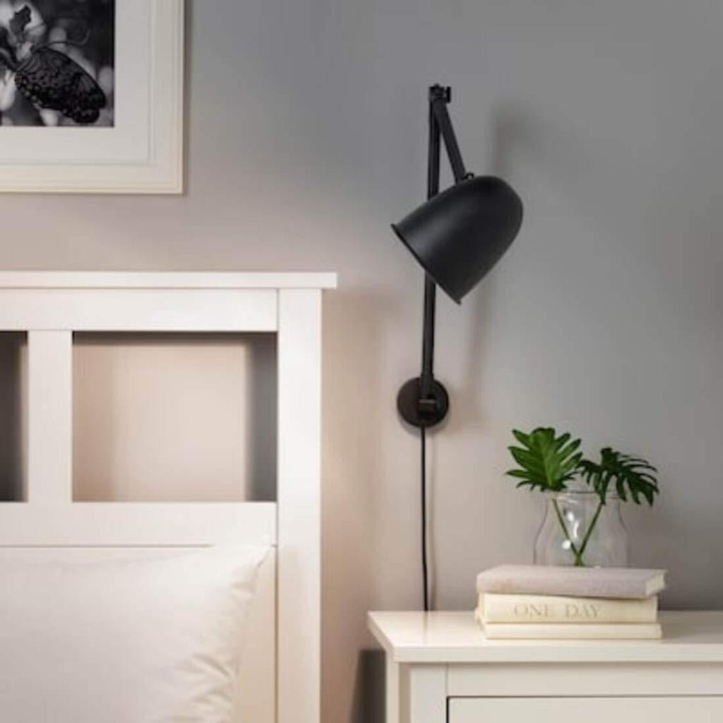 IKEA SKURUP Work Wall Lamp, Black (304.711.45)