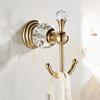 Crystal Towel Hook Chrome, Gold Robe Hooks,  Bathroom Hand Towel Wall Hanger for Clothes Closet Wall Mounted Kitchen ELG85400-82