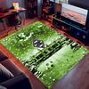 1pc Borussia Monchengladbach Logo Print Area Rug - Soft,Washable Non-Slip Indoor Mat for Office Chairs,Living Room,Home Office Decorative Rug