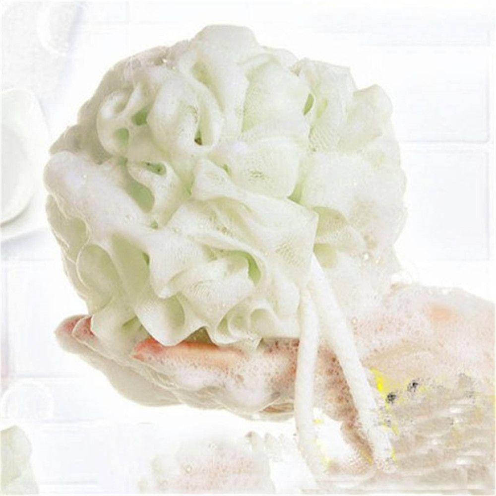 Back Scrubber Cleaning Equipment Bathroom Supplies Shower Brush Mesh Sponge Bath Ball Bath Flower