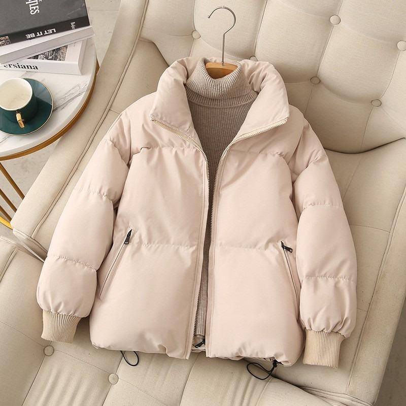 Winter down cotton-padded jacket women's loose casual cotton-padded jacket bread clothing winter top cold-proof