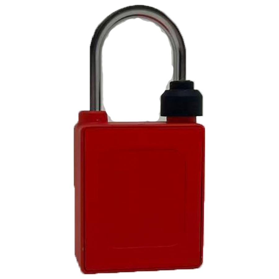 NFC400 IP65 Waterproof NFC Smart Padlock Keyless Tap to Unlock Security Lock for Luggage Cabinet Gate (Red,NFC) красный
