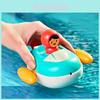 Baby Bath Wind-up Toy Floating Submarine Water Play Toy Plastic Swim Kids Bathing Sprinkler