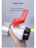 IBC 1-Ton Barrel Valve Set: Acid & Alkali Resistant Butterfly and Ball Valves, DN50, for Plastic Barrel Discharge.